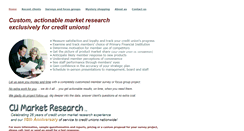 Desktop Screenshot of creditunionsurveys.com