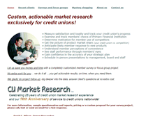 Tablet Screenshot of creditunionsurveys.com